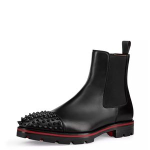 Christian Louboutin Melon Spikes Flat Boots
